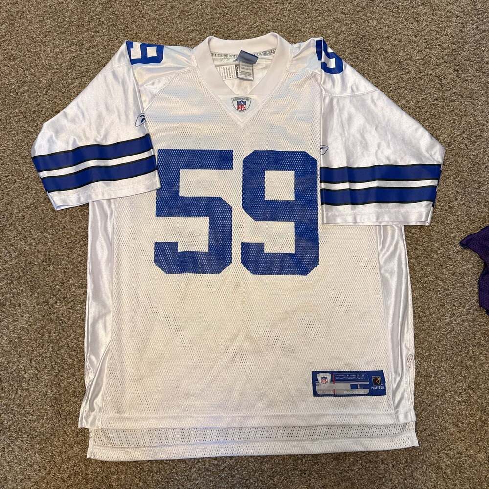 Vintage Reebok Dallas Cowboys #59 June Jersey Sz XXL